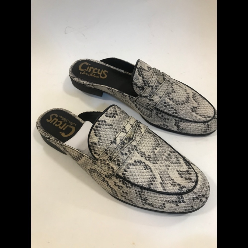 NWOT CIRCUS BY SAM EDELMAN Hal Snake Embossed Mule - Picture 8 of 16
